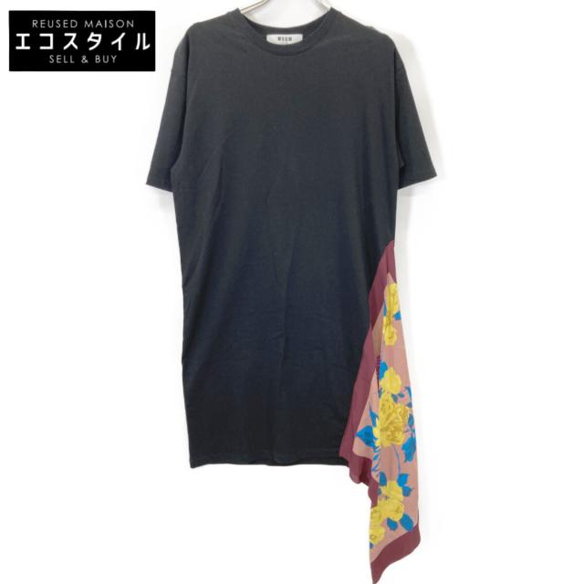 MSGM エムエスジーエム ワンピース S ブラック ピンク レディース