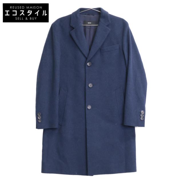 BOSS ボス コート 46 ネイビー メンズ
