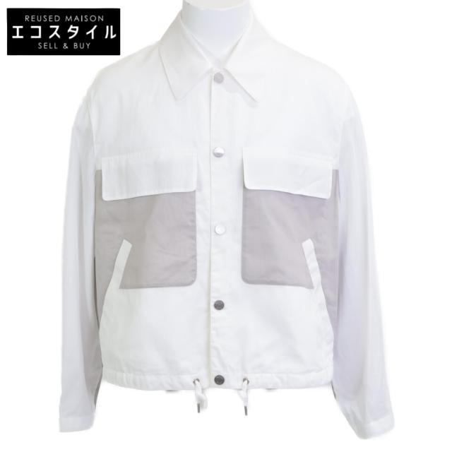 HERMES エルメス トップス L ホワイト メンズ