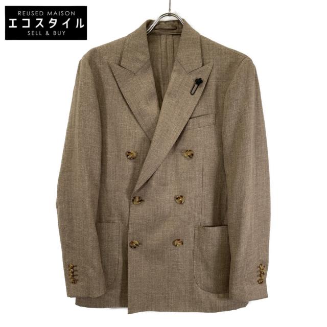 LARDINI ラルディーニ ジャケット 46 ブラウン メンズ