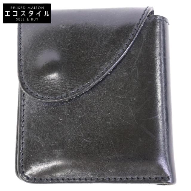 Hender Scheme エンダースキーマ 二つ折り財布（小銭入れあり） ブラック メンズ