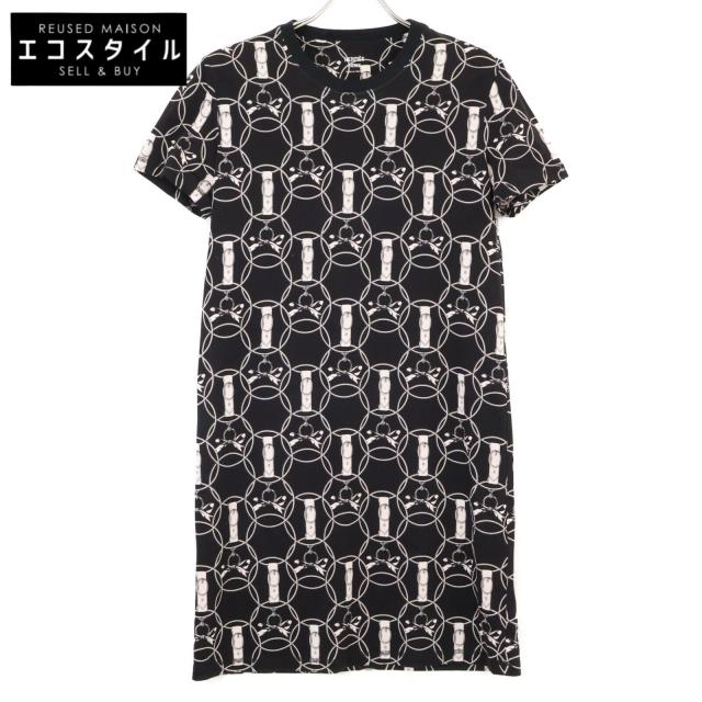 HERMES エルメス ワンピース 34 ブラック レディース