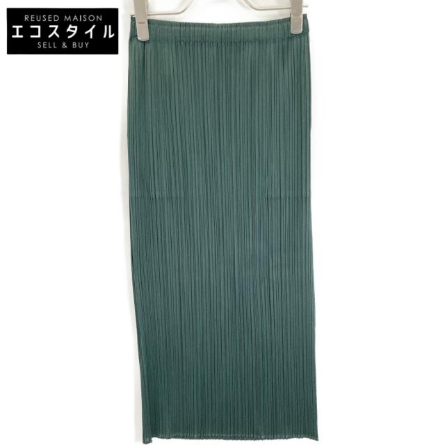 PLEATS PLEASE プリーツプリーズ スカート 1 ダークグリーン レディース