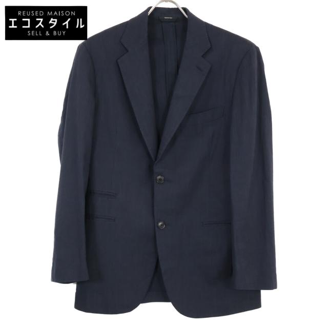HERMES エルメス ジャケット 46 ネイビー メンズ