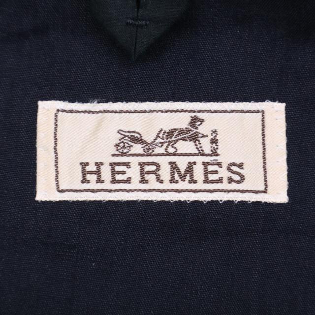 HERMES エルメス ジャケット 46 ネイビー メンズ