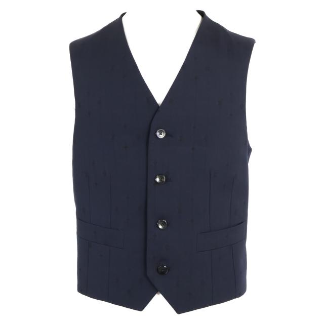 LOUIS VUITTON ルイヴィトン ベスト 48 ネイビー メンズ LOUIS VUITTON ルイヴィトン ベスト 48 ネイビー メンズ