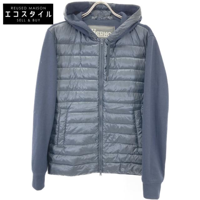 HERNO ヘルノ ジャケット 50 ネイビー メンズ