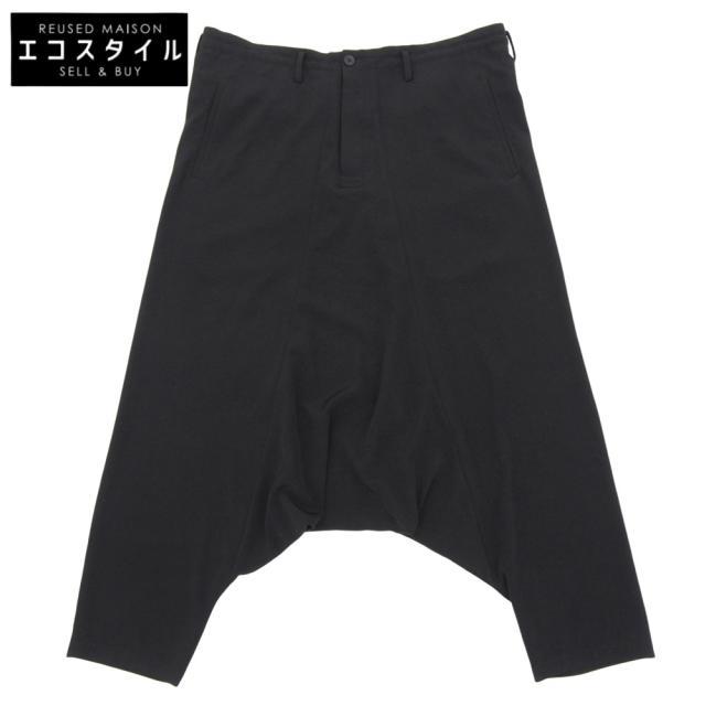 Yohji Yamamoto POUR HOMME ヨウジヤマモトプールオム ボトムス 1 ブラック メンズ