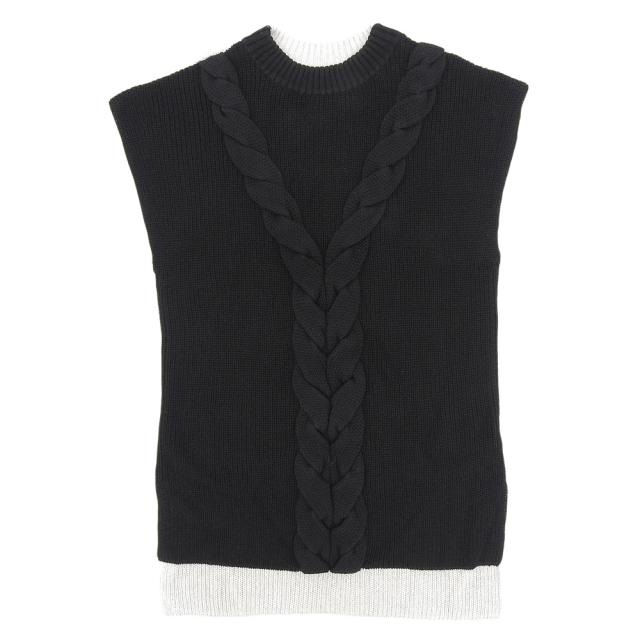 ADORE アドーア トップス 38 ブラック/ベージュ レディース ADORE アドーア トップス 38 ブラック/ベージュ レディース