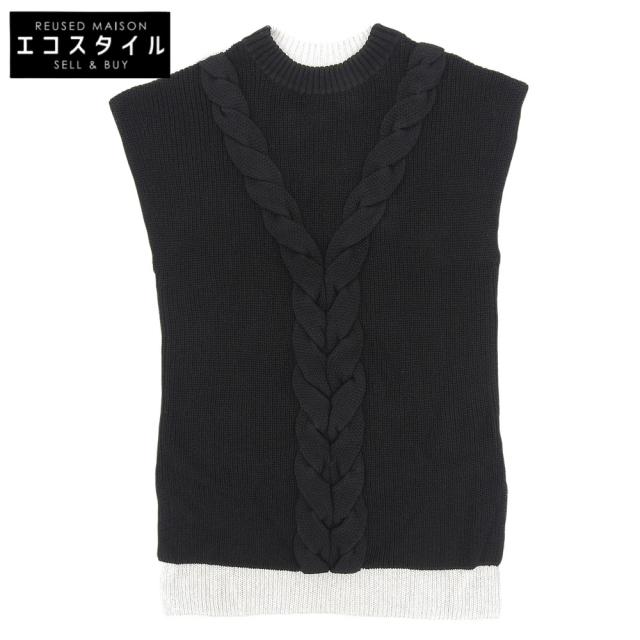 ADORE アドーア トップス 38 ブラック/ベージュ レディース