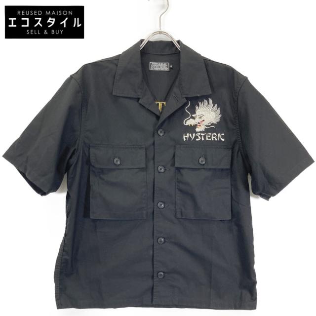 HYSTERIC GLAMOUR ヒステリックグラマー トップス M ブラック メンズ