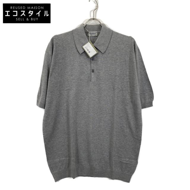 JOHN SMEDLEY ジョンスメドレー トップス Ｌ グレー メンズ