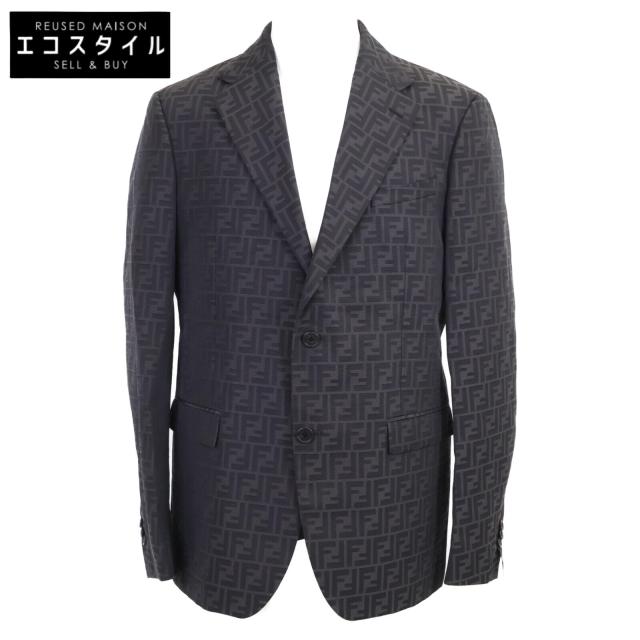 FENDI フェンディ ジャケット 54 ダークグレー メンズ