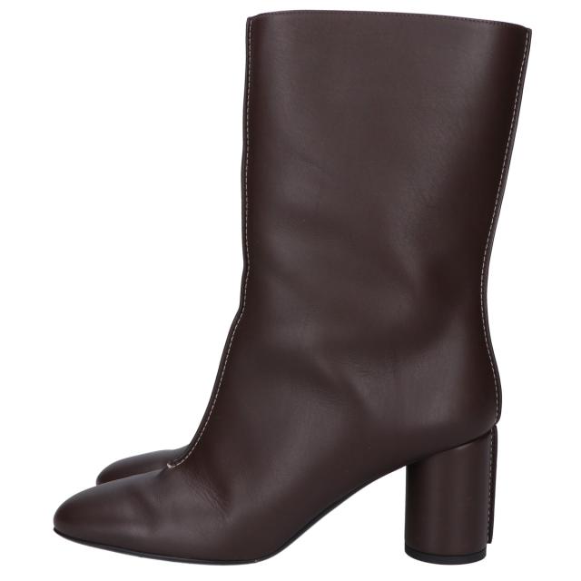 HERMES エルメス シューズ 40 ダークブラウン レディース_3