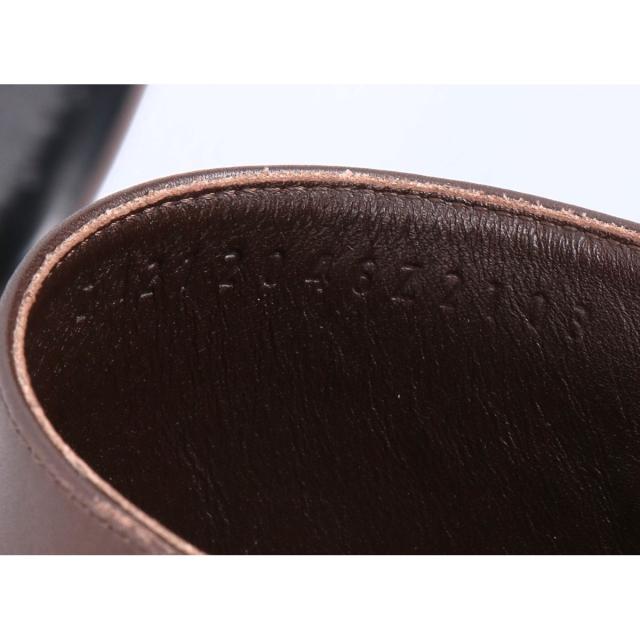 HERMES エルメス シューズ 40 ダークブラウン レディース_8
