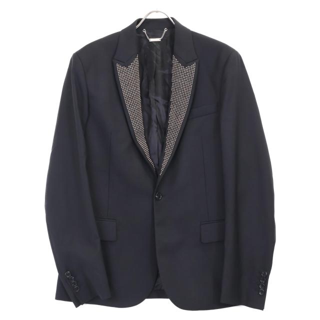 JOHN RICHMOND ジョンリッチモンド ジャケット 48 ブラック メンズ JOHN RICHMOND ジョンリッチモンド ジャケット 48 ブラック メンズ