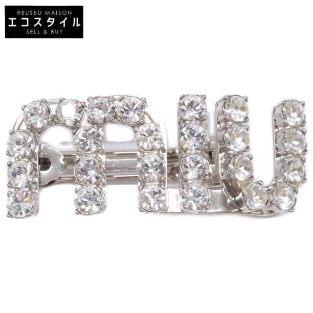 MIUMIU ミュウミュウ ヘアアクセサリー シルバー レディース