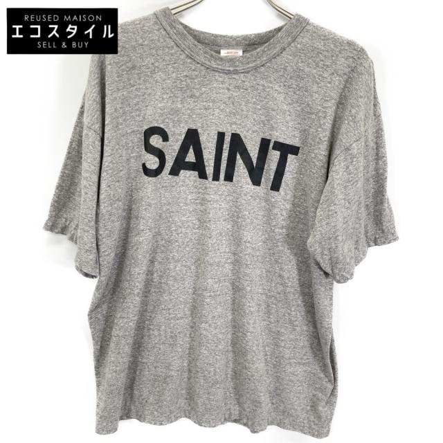 SAINT MICHAEL セントマイケル トップス L グレー メンズ