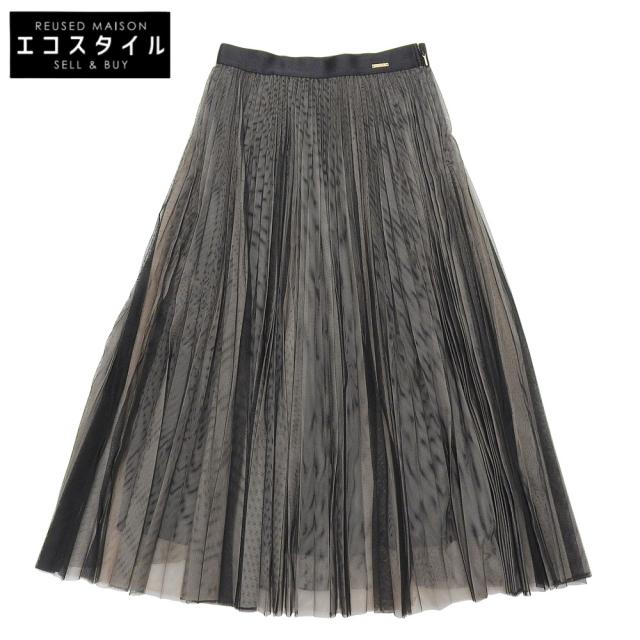 EPOCA エポカ スカート 38 ブラック/ベージュ レディース