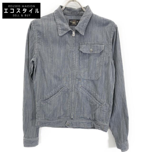 RRL ダブルアールエル ジャケット ＸＳ インディゴ／ホワイト メンズ