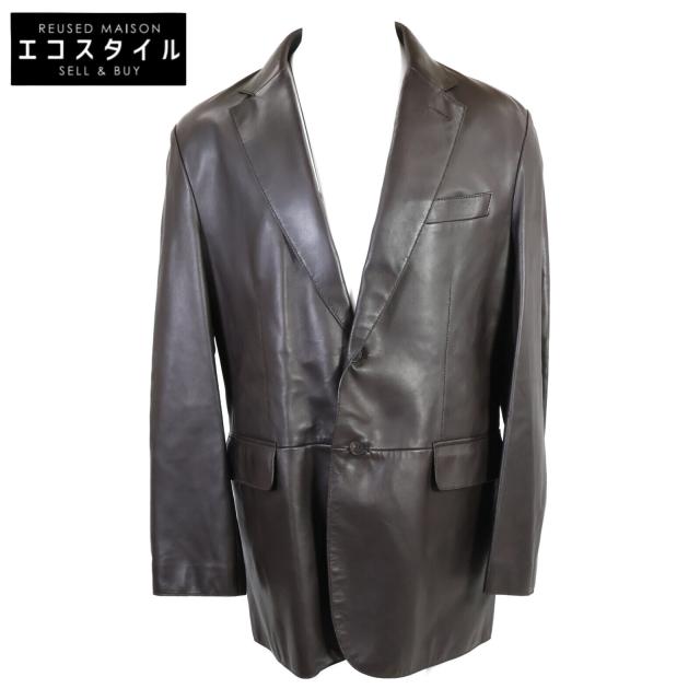 Brioni ブリオーニ ジャケット 54 ダークブラウン メンズ
