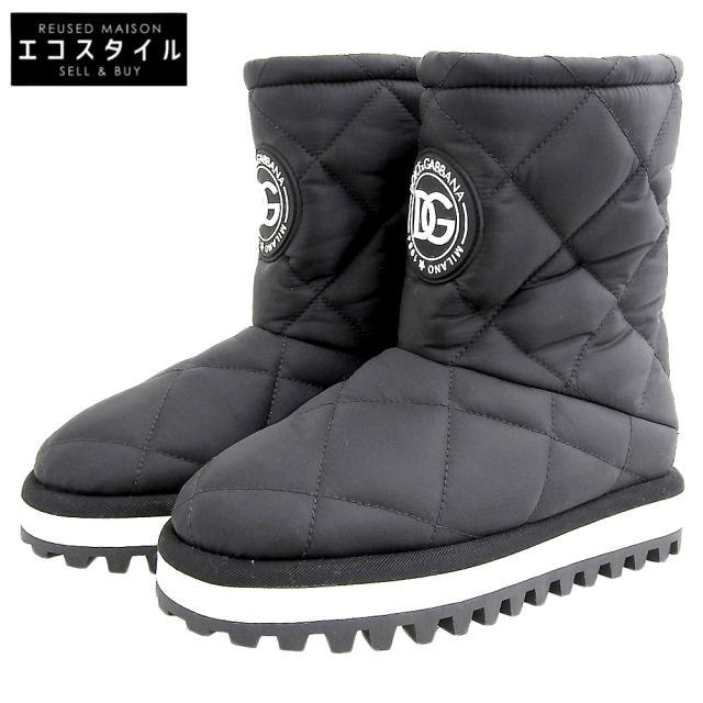 DOLCE&GABBANA ドルチェアンドガッバーナ シューズ 38 ブラック レディース