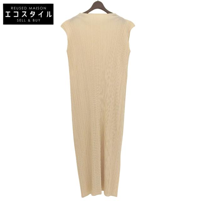 PLEATS PLEASE プリーツプリーズ ワンピース 2 ライトベージュ レディース