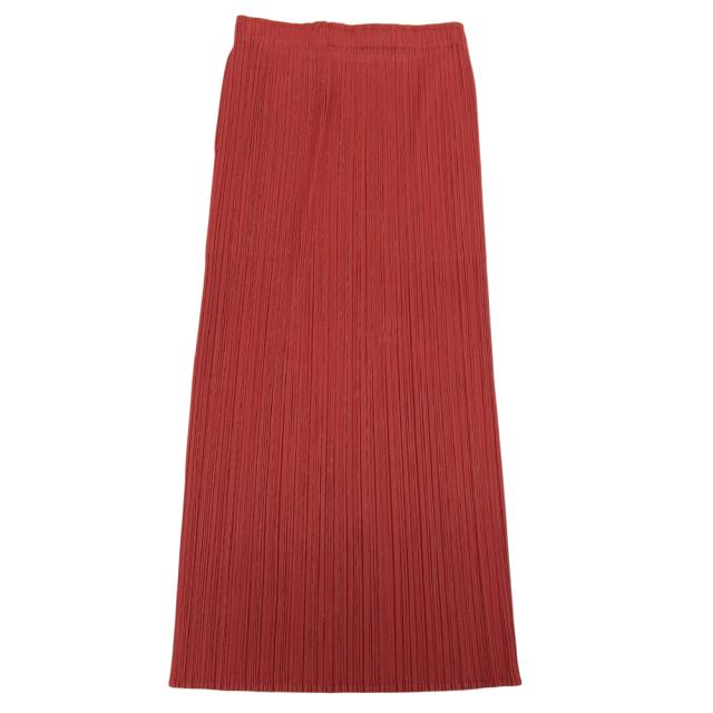 PLEATS PLEASE プリーツプリーズ スカート 1 レッド レディース PLEATS PLEASE プリーツプリーズ スカート 1 レッド レディース