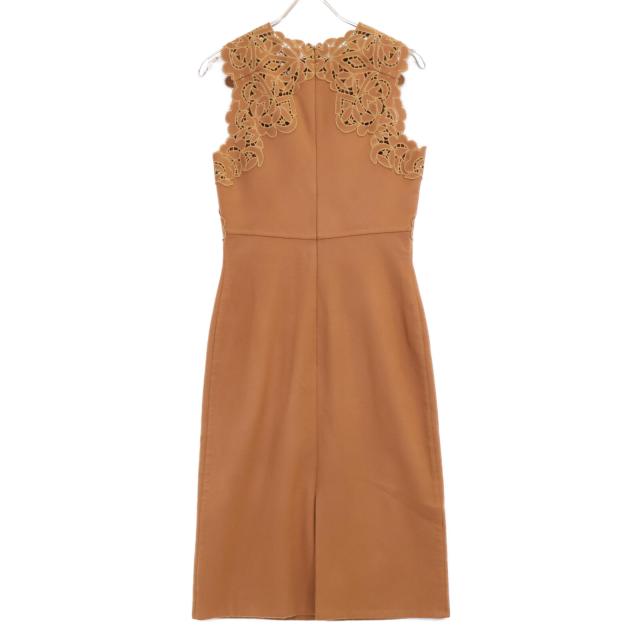 ERMANNO SCHERVINO エルマンノシェルヴィーノ ワンピース 42 ブラウン レディース ERMANNO SCHERVINO エルマンノシェルヴィーノ ワンピース 42 ブラウン