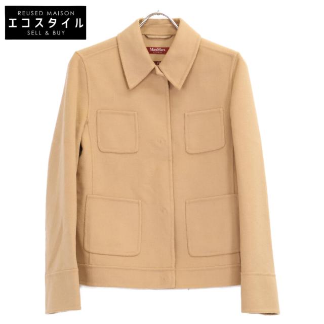 MAXMARA STUDIO マックスマーラスタジオ ジャケット 36 ベージュ レディース