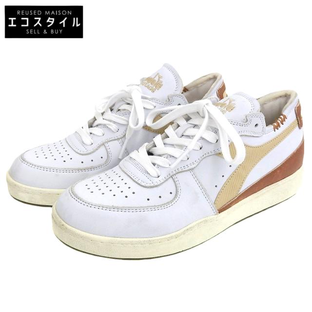 DiadoraHeritage ディアドラヘリテージ シューズ 7.5(UK) ホワイト/ベージュ メンズ