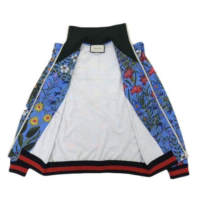 GUCCI グッチ ジャケット M ブルー/マルチカラー レディース GUCCI グッチ ジャケット M ブルー/マルチカラー レディース