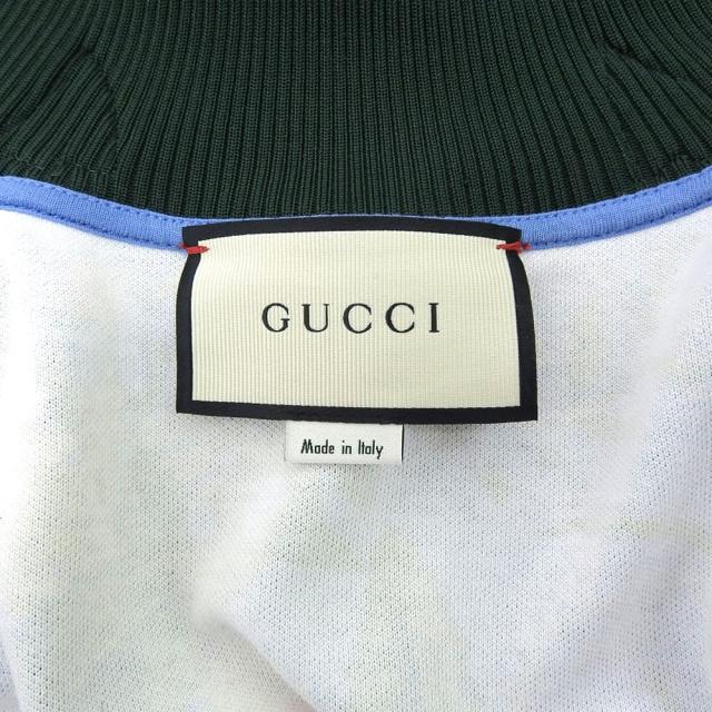 GUCCI グッチ ジャケット M ブルー/マルチカラー レディース