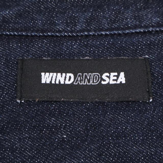 WIND AND SEA ウィンダンシー トップス Ｌ インディゴ メンズ WIND AND SEA ウィンダンシー トップス L インディゴ メンズ