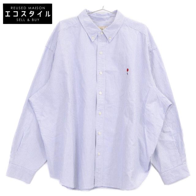 WIND AND SEA ウィンダンシー トップス ＸＬ ホワイト／ブルー メンズ