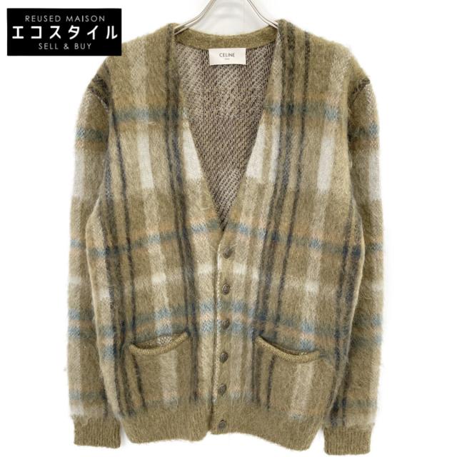CELINE セリーヌ トップス Ｍ カーキ メンズ