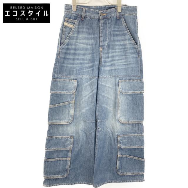 DIESEL ディーゼル ボトムス Ｗ25 ブルー メンズ