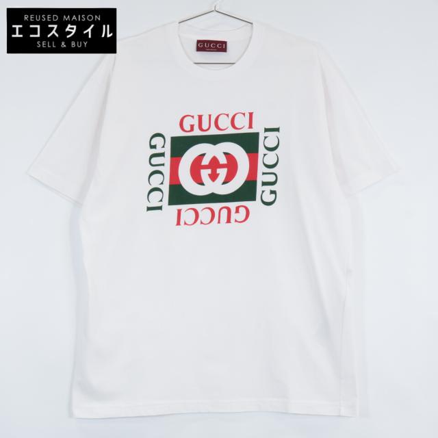 GUCCI グッチ トップス L ホワイト メンズ