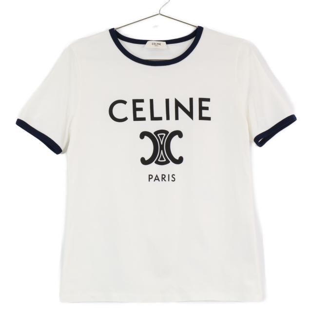 CELINE セリーヌ トップス S ホワイト レディース