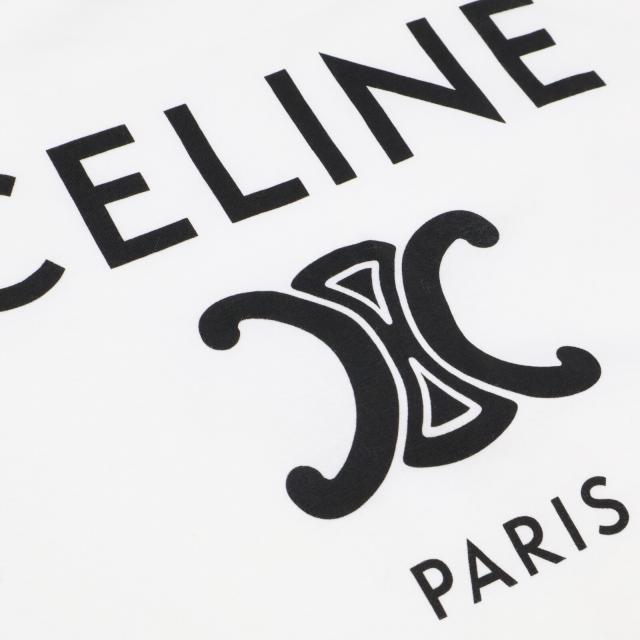CELINE セリーヌ トップス S ホワイト レディース