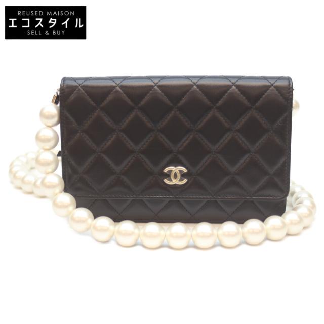 CHANEL シャネル ショルダーバッグ ブラック/GD金具 レディース