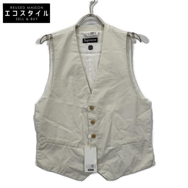 Supreme シュプリーム ベスト 6 ホワイト メンズ
