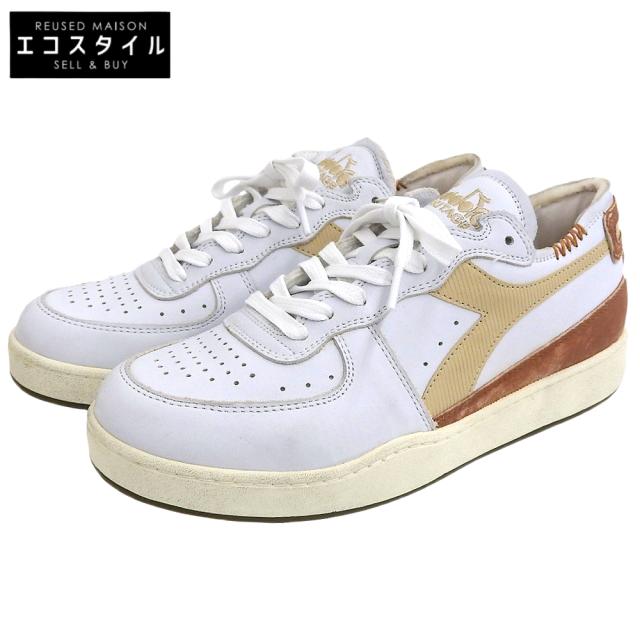 DiadoraHeritage ディアドラヘリテージ シューズ 41(EU) ホワイト/ベージュ/ブラウン メンズ