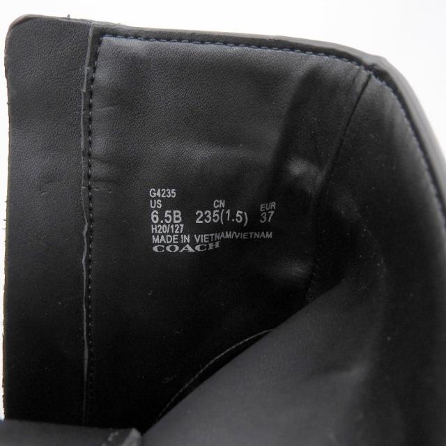 COACH コーチ シューズ 6.5B(US) ブラック レディース