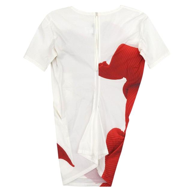 ISSEY MIYAKE イッセイミヤケ トップス 2 ホワイト/レッド レディース 