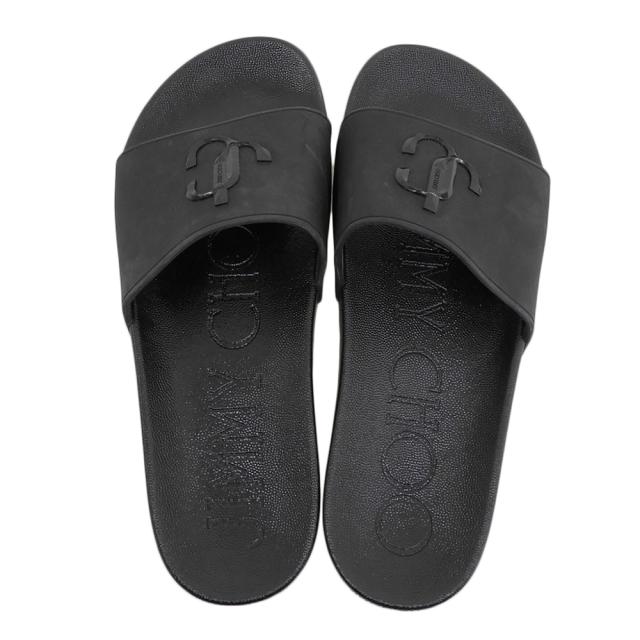 JIMMY CHOO ジミーチュウ シューズ 40 ブラック メンズ_4