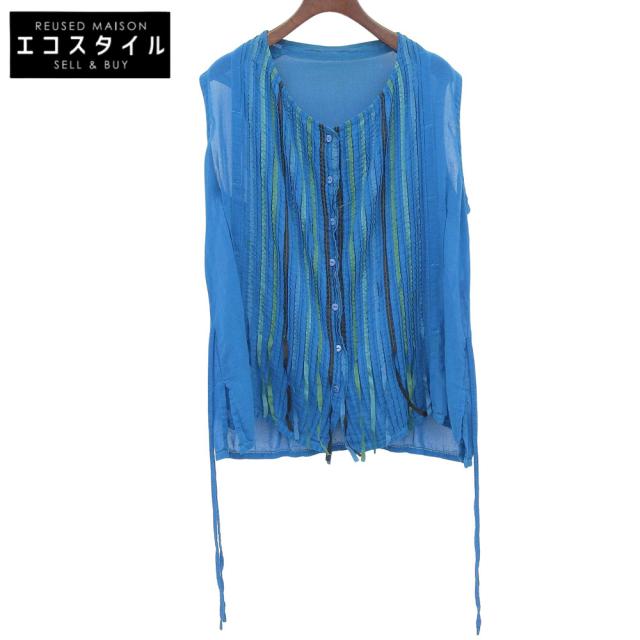 Haat ハート トップス 2 ブルー レディース