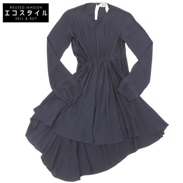 N゜21 ヌメロ ヴェントゥーノ ワンピース 36 ネイビー レディース