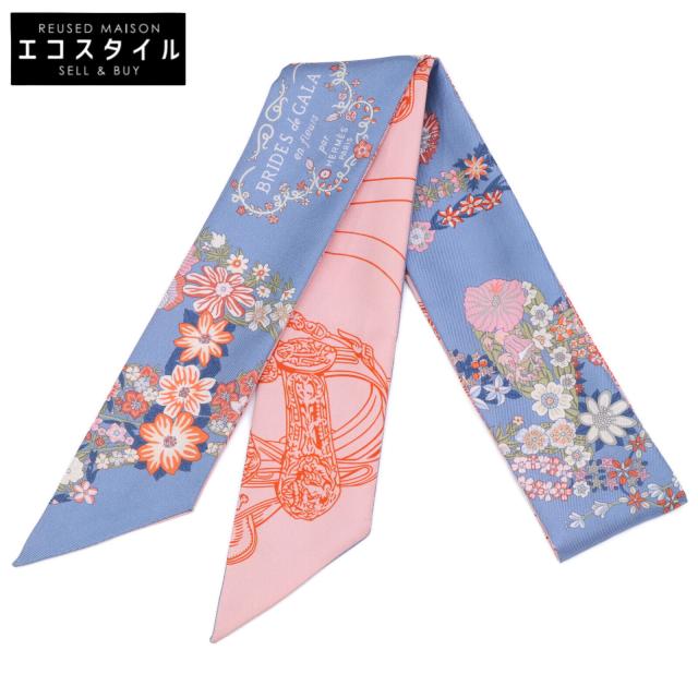 HERMES エルメス スカーフ ブルー・ジーン レディース