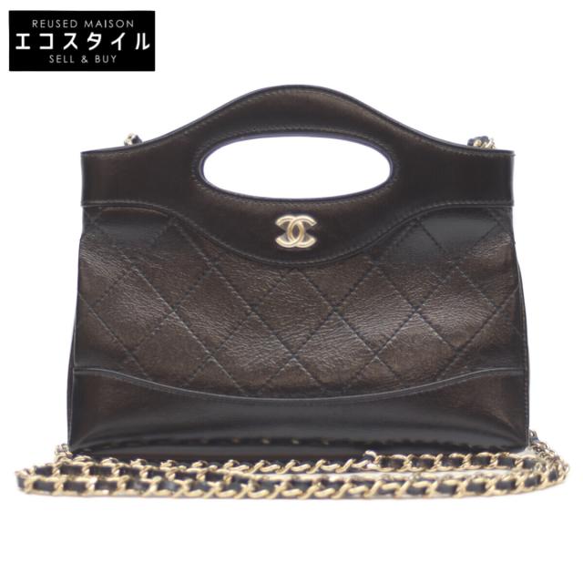 CHANEL シャネル ショルダーバッグ ブラック/GD金具 レディース